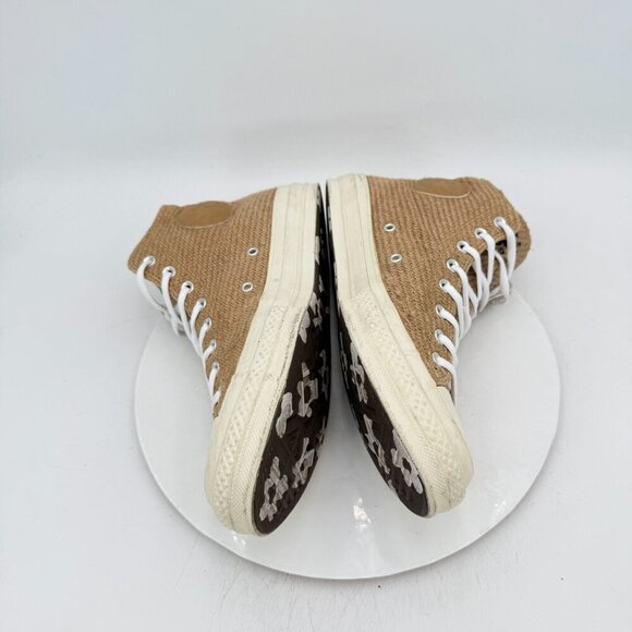 Converse Chuck 70 High Golf Le Fleur Men Size 11 163168C Fabric Weave Brown Shoe - Picture 7 of 11
